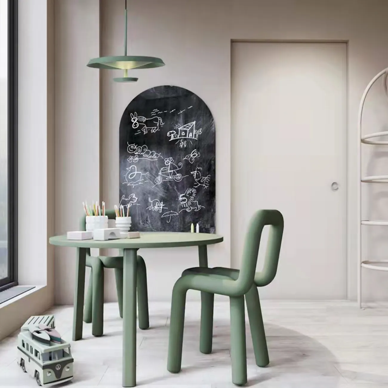 Подвесной светильник LUCRETIA Green от ImperiumLoft