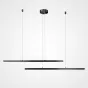 Подвесной светильник HELKEN DUO L115+155 Black от ImperiumLoft
