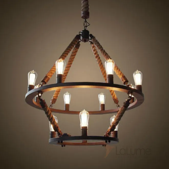 Люстра Rope Filament Chandelier от LaLume Люстра Rope Filament Chandelier от LaLume