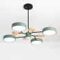 Люстра на штанге MEADE 5 lamps Green от ImperiumLoft