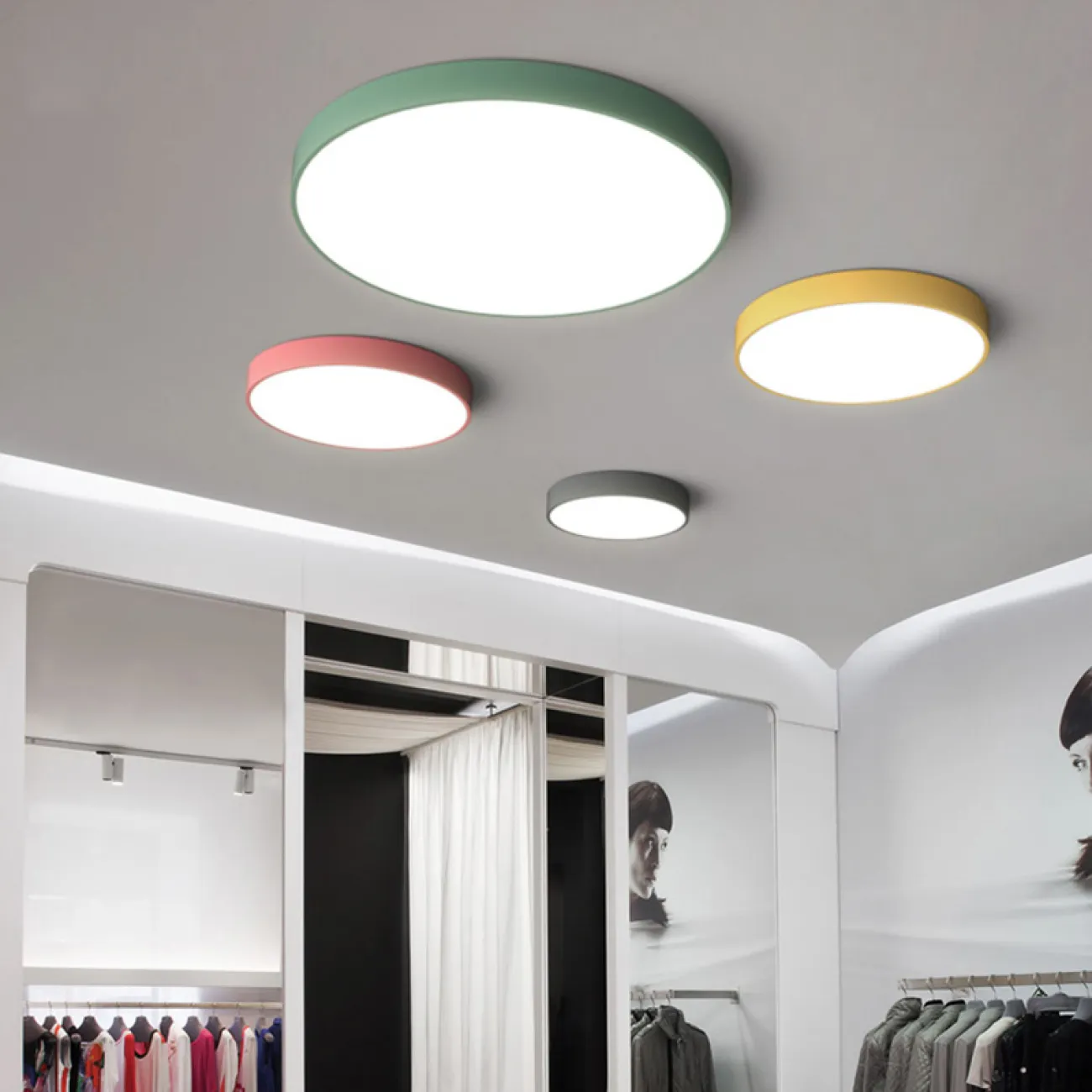 Потолочный светильник DISC COLOR D30 Grey от ImperiumLoft