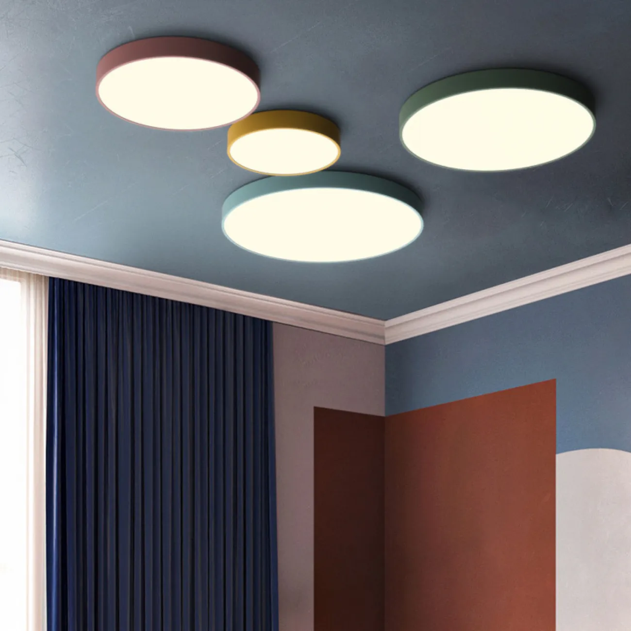 Потолочный светильник DISC COLOR D30 Grey от ImperiumLoft