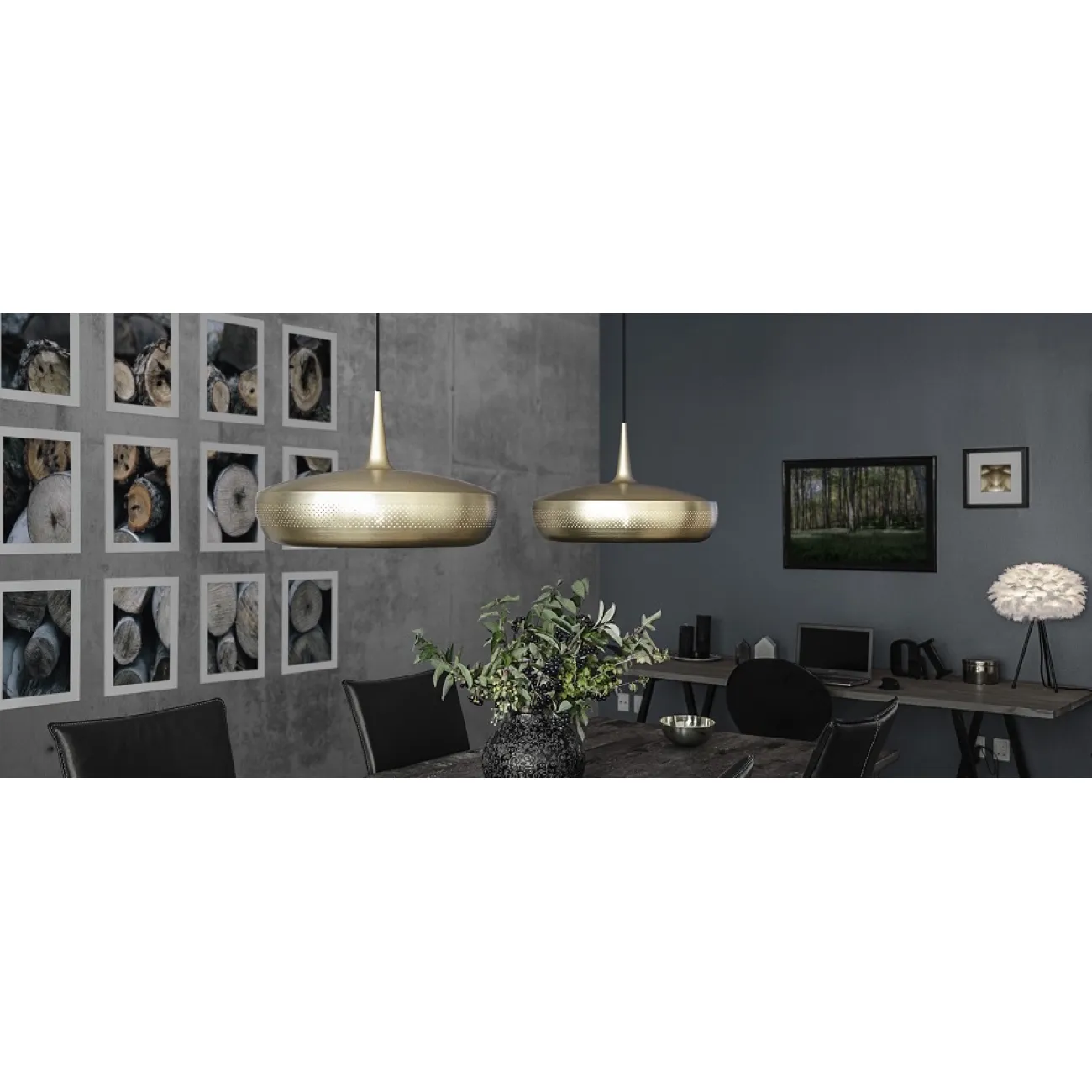 Подвесной светильник UFO Brass от LaLume