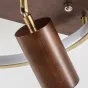 Потолочный светильник DIDRIKA L65 Dark Brown Трехцветный свет от ImperiumLoft