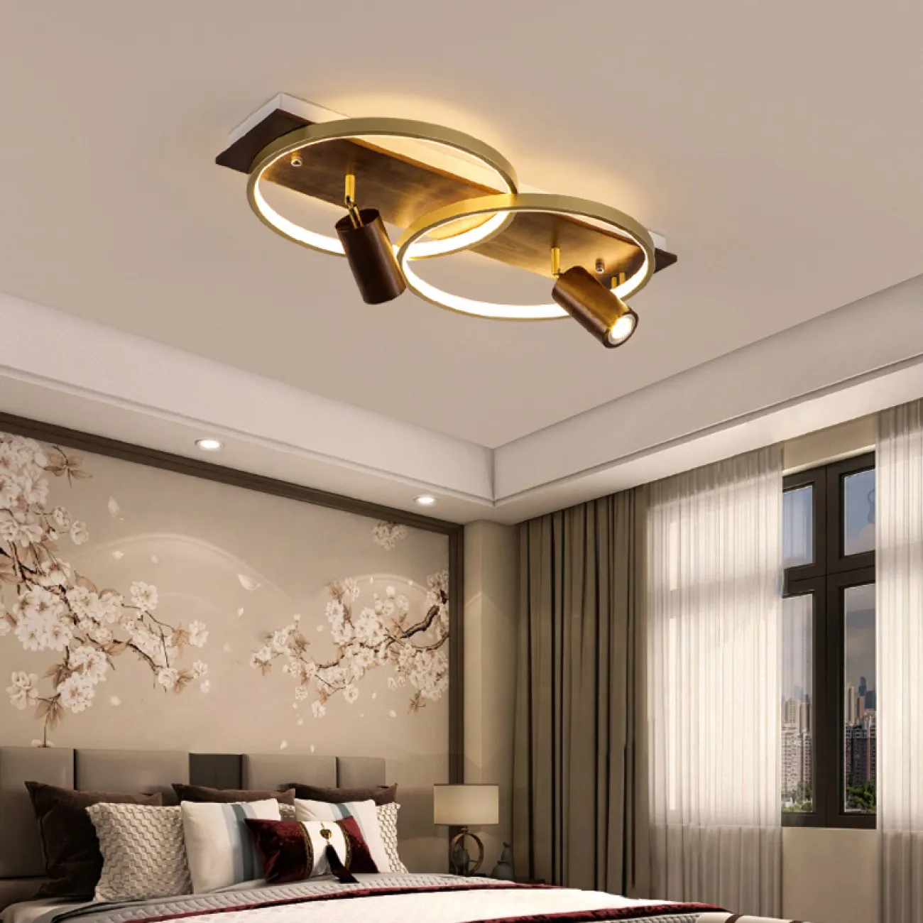 Потолочный светильник DIDRIKA L45 Dark Brown 4000К от ImperiumLoft