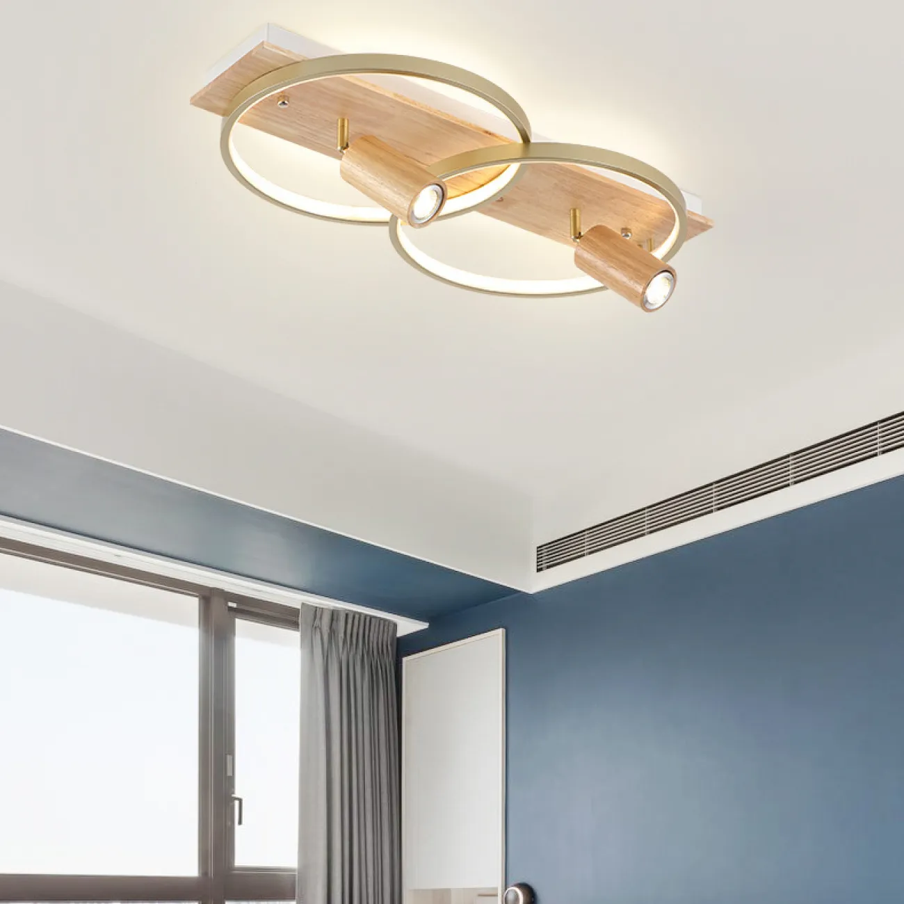 Потолочный светильник DIDRIKA L65 Dark Brown Трехцветный свет от ImperiumLoft
