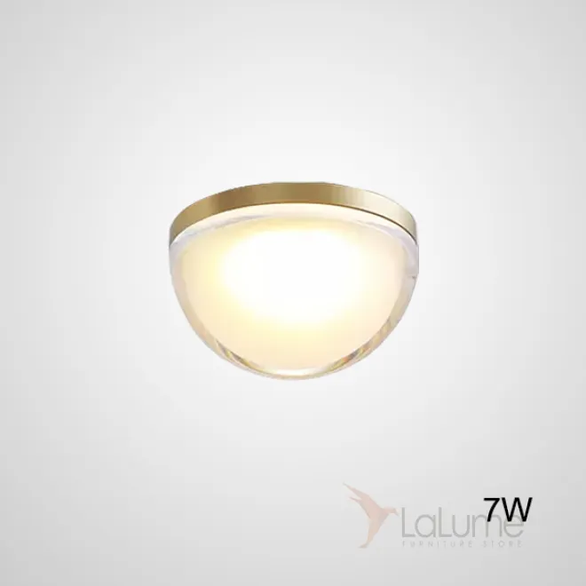 Серия накладных светодиодных светильников с двойным плафоном округлой формы на тонком и утолщенном основании PIA S 7W