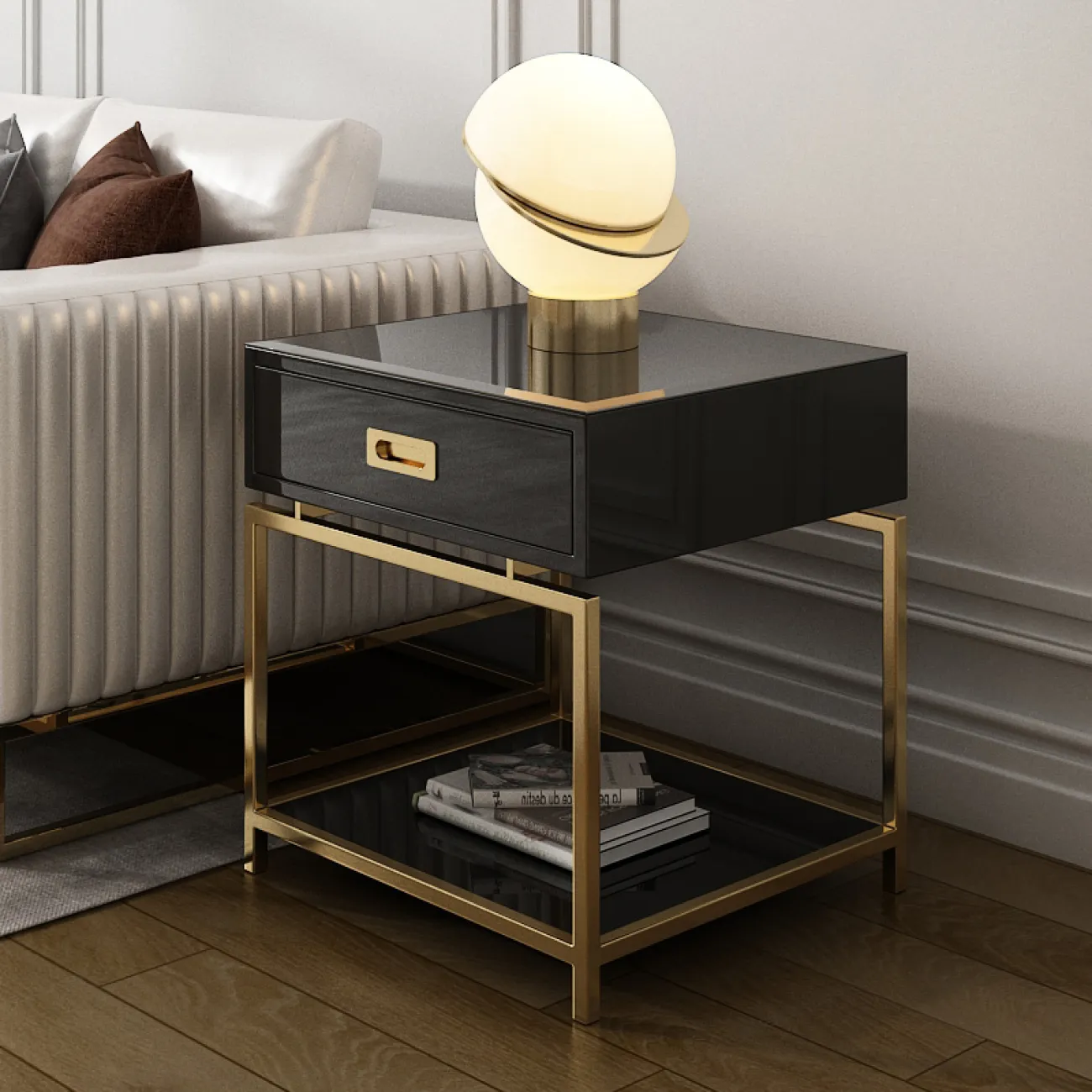 Дизайнерская прикроватная тумба LaLume-TT00114