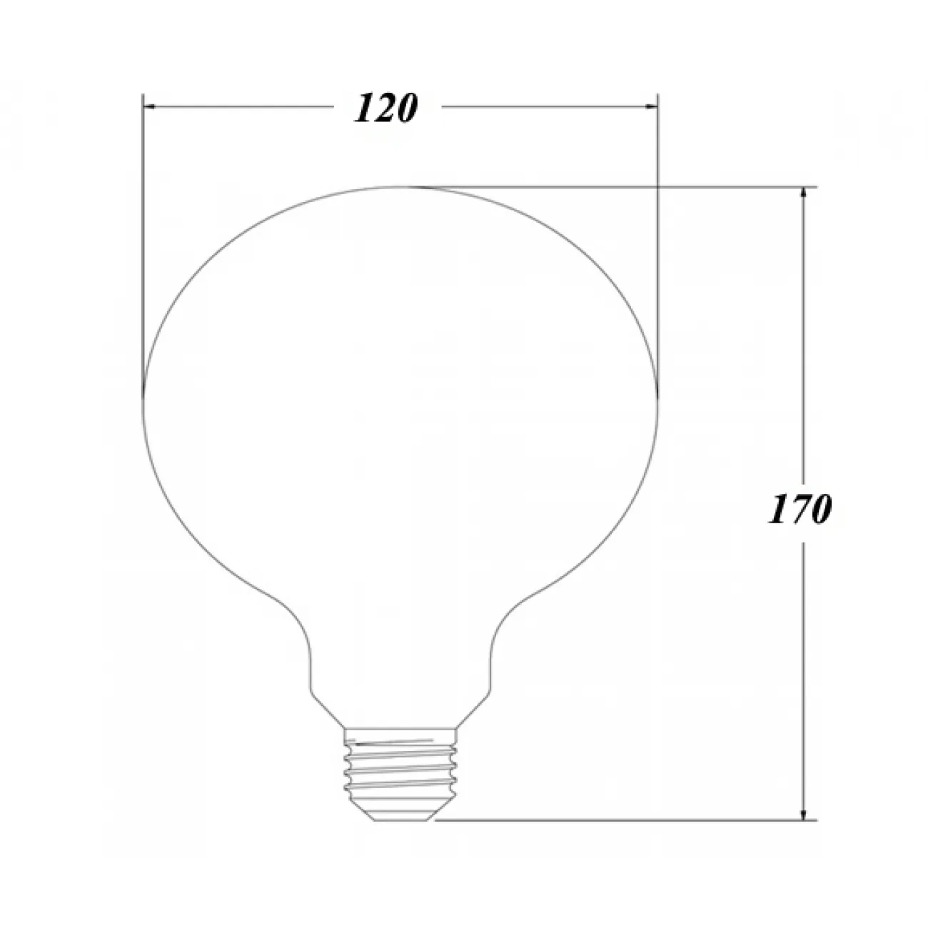 Лампочка Loft Edison Retro Bulb №4 от LaLume