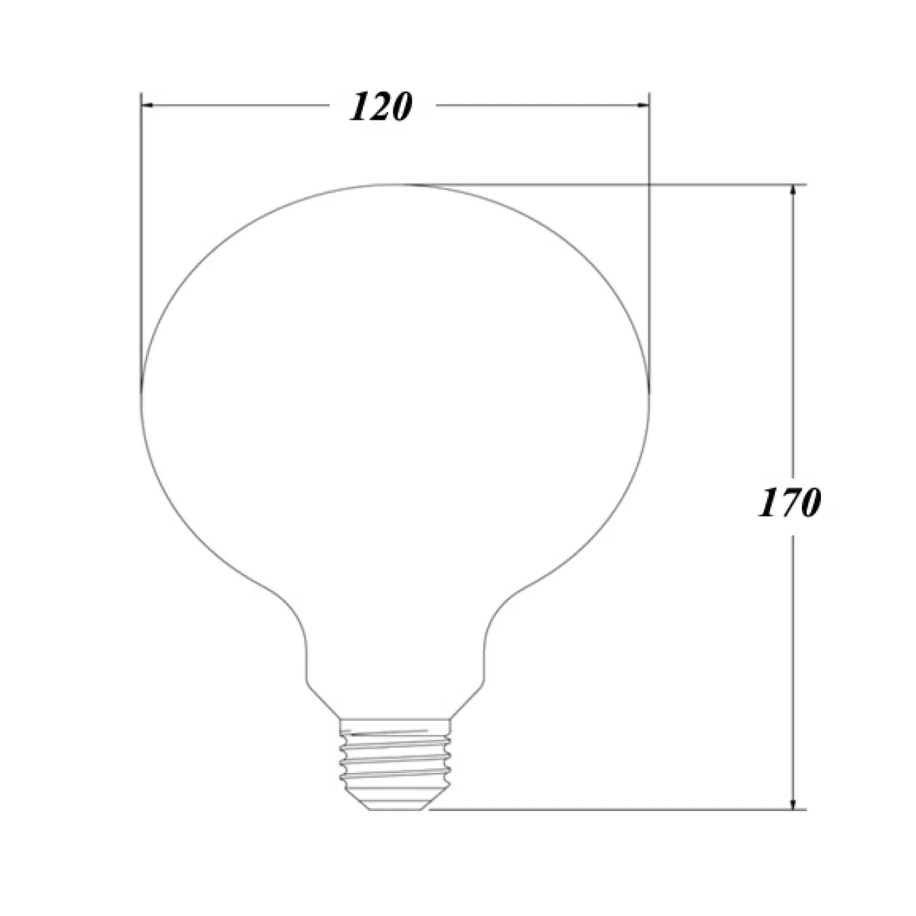Лампочка Loft Edison Retro Bulb №4 от LaLume
