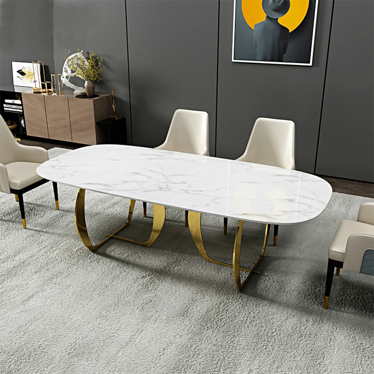 Дизайнерский обеденный стол LaLume-AZ00300