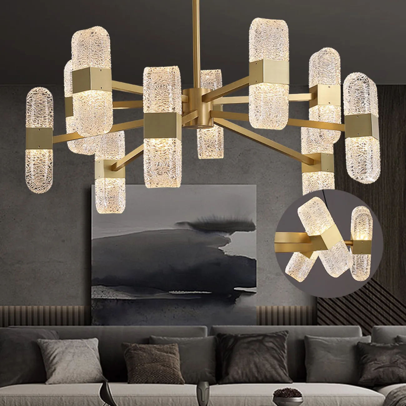 Потолочная люстра CHARLIN CH L6 от ImperiumLoft