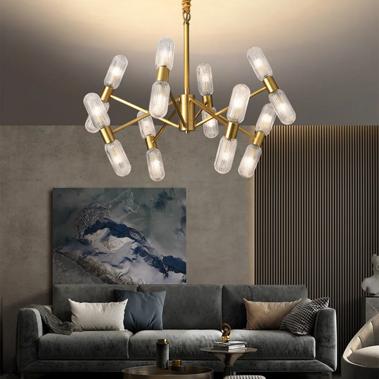 Потолочная люстра SELIA CH L12 от ImperiumLoft
