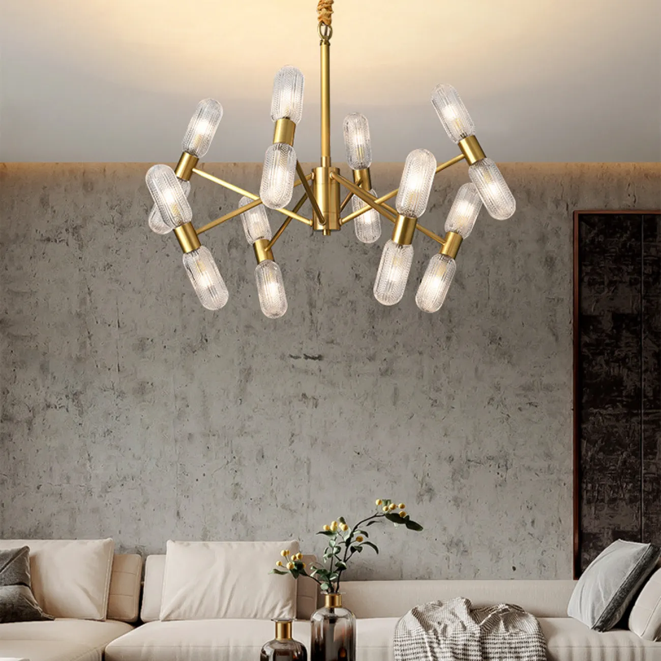 Потолочная люстра SELIA CH L12 от ImperiumLoft