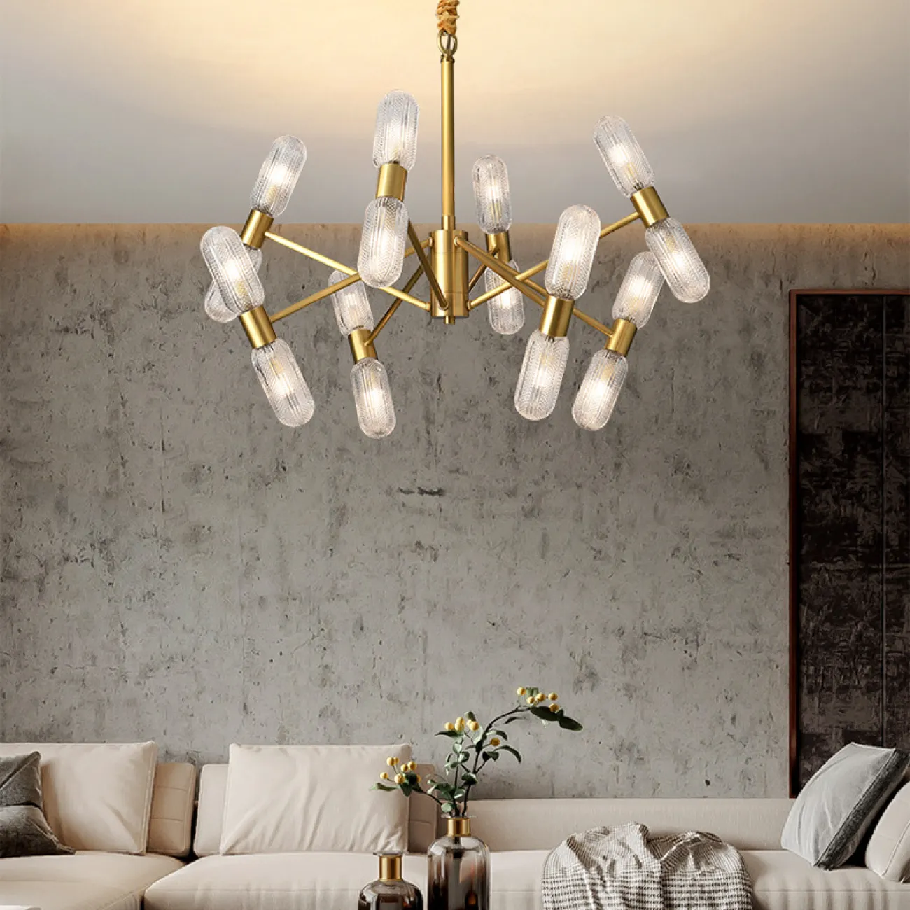 Потолочная люстра SELIA CH L18 от ImperiumLoft