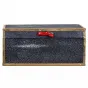 Шкатулка из ската Black Caviar Red Coral от LaLume