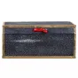 Шкатулка из ската Black Caviar Red Coral от LaLume