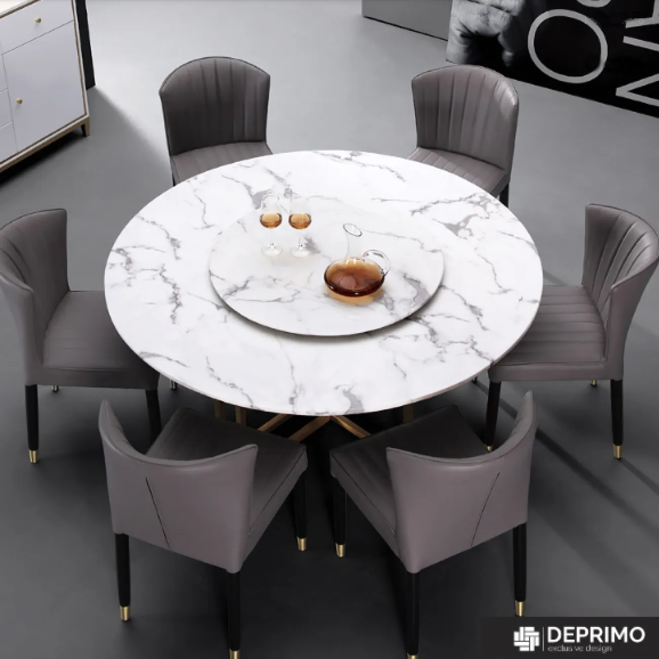 Дизайнерский обеденный стол LaLume-AZ00350