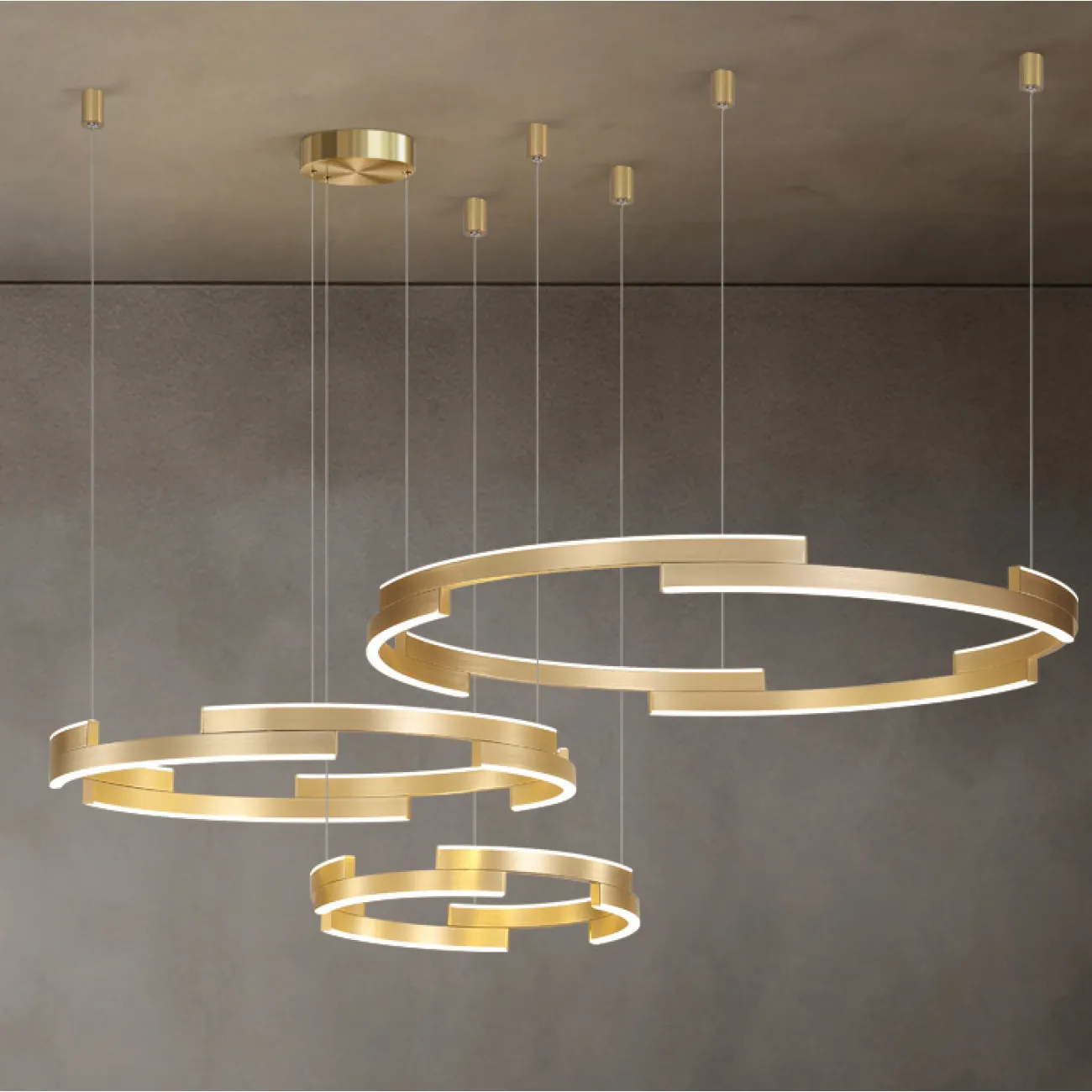 Подвесная люстра FILIPPA B D40+60+80 от ImperiumLoft Подвесная люстра FILIPPA B D40+60+80 от ImperiumLoft