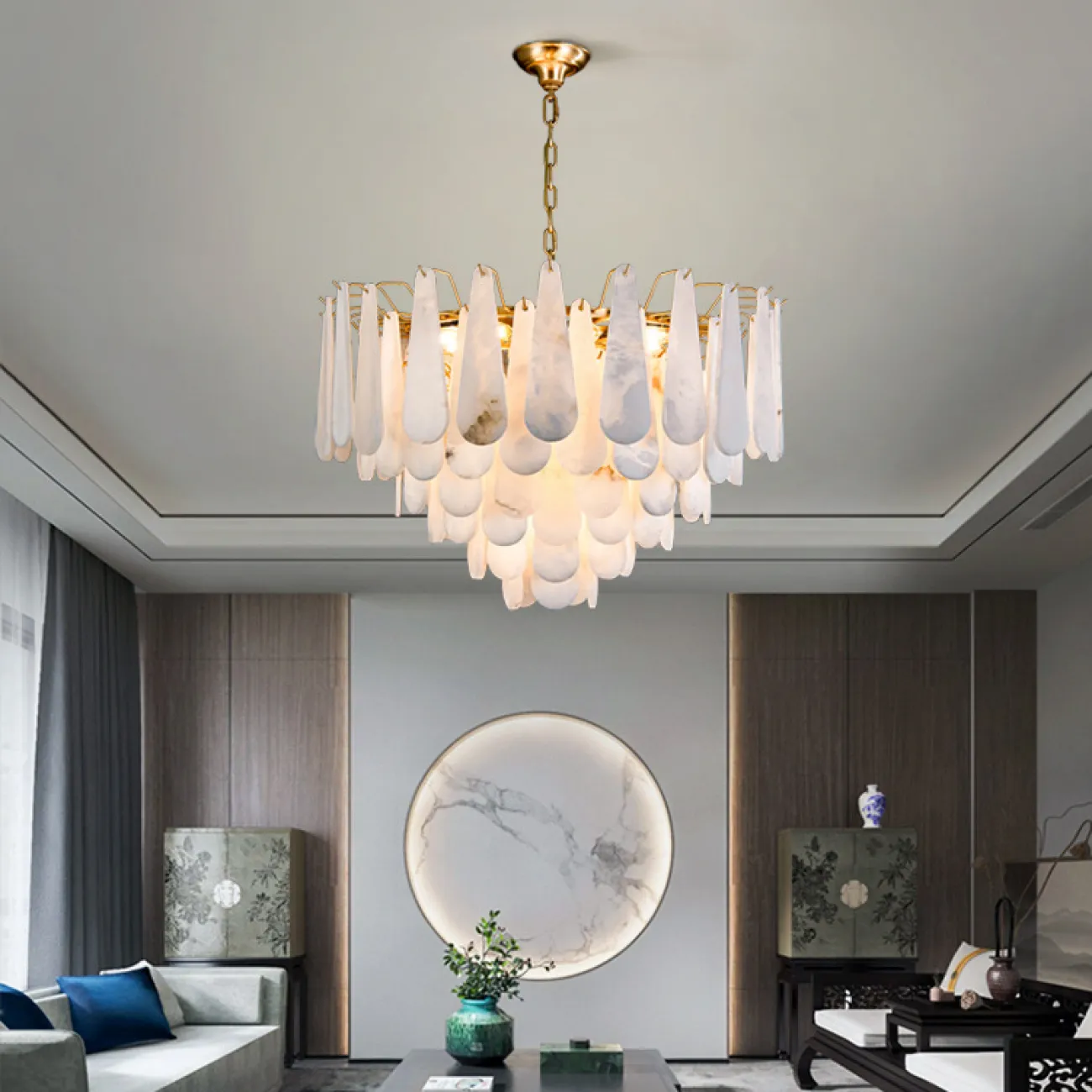 Подвесная люстра RADA MARBLE D80 от ImperiumLoft