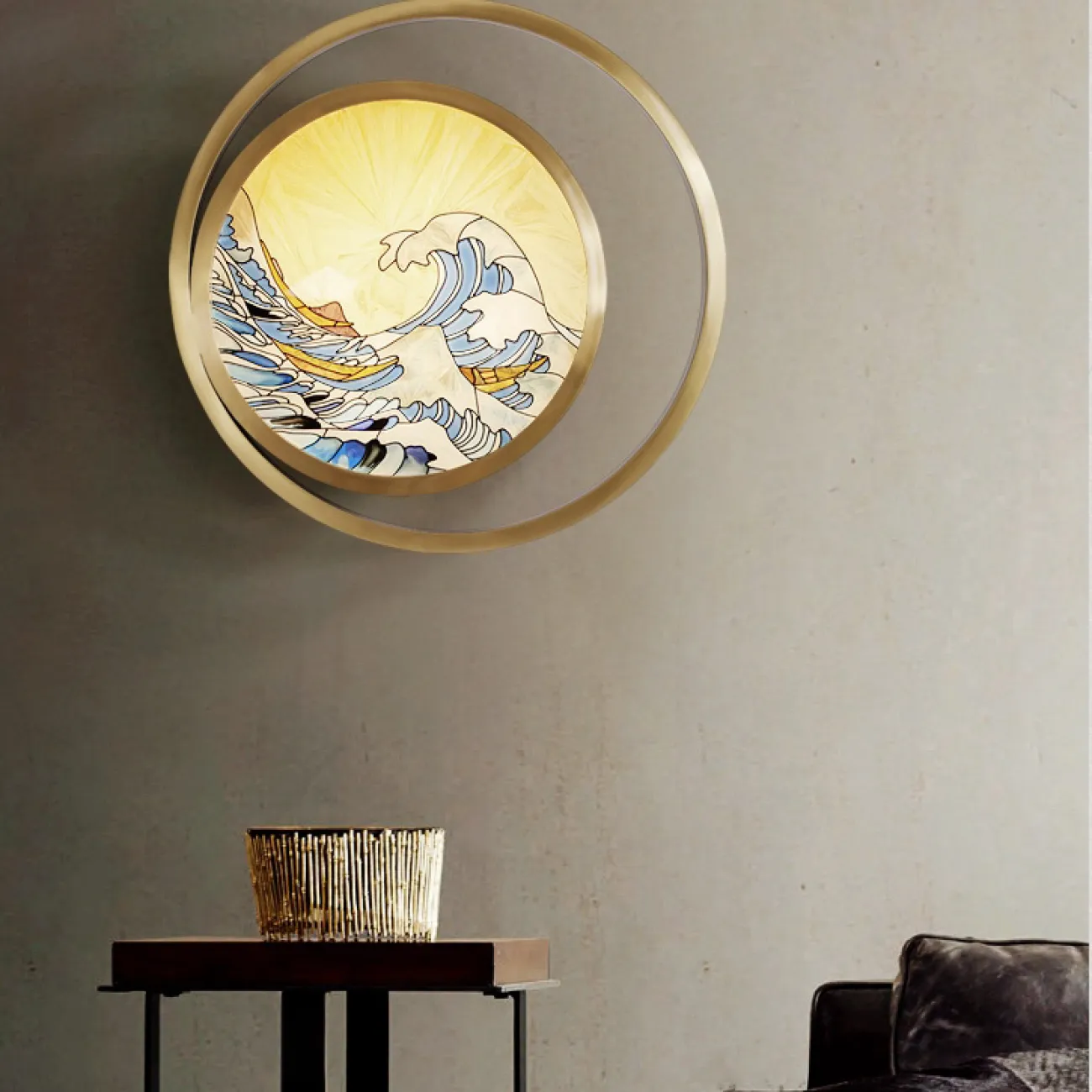 Настенный светильник AKIRA WAVE WALL от ImperiumLoft