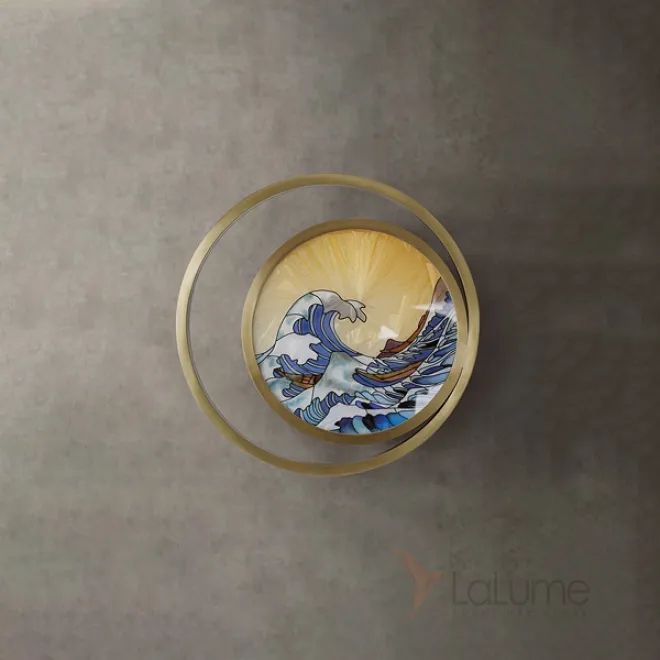 Настенный светильник AKIRA WAVE WALL от ImperiumLoft