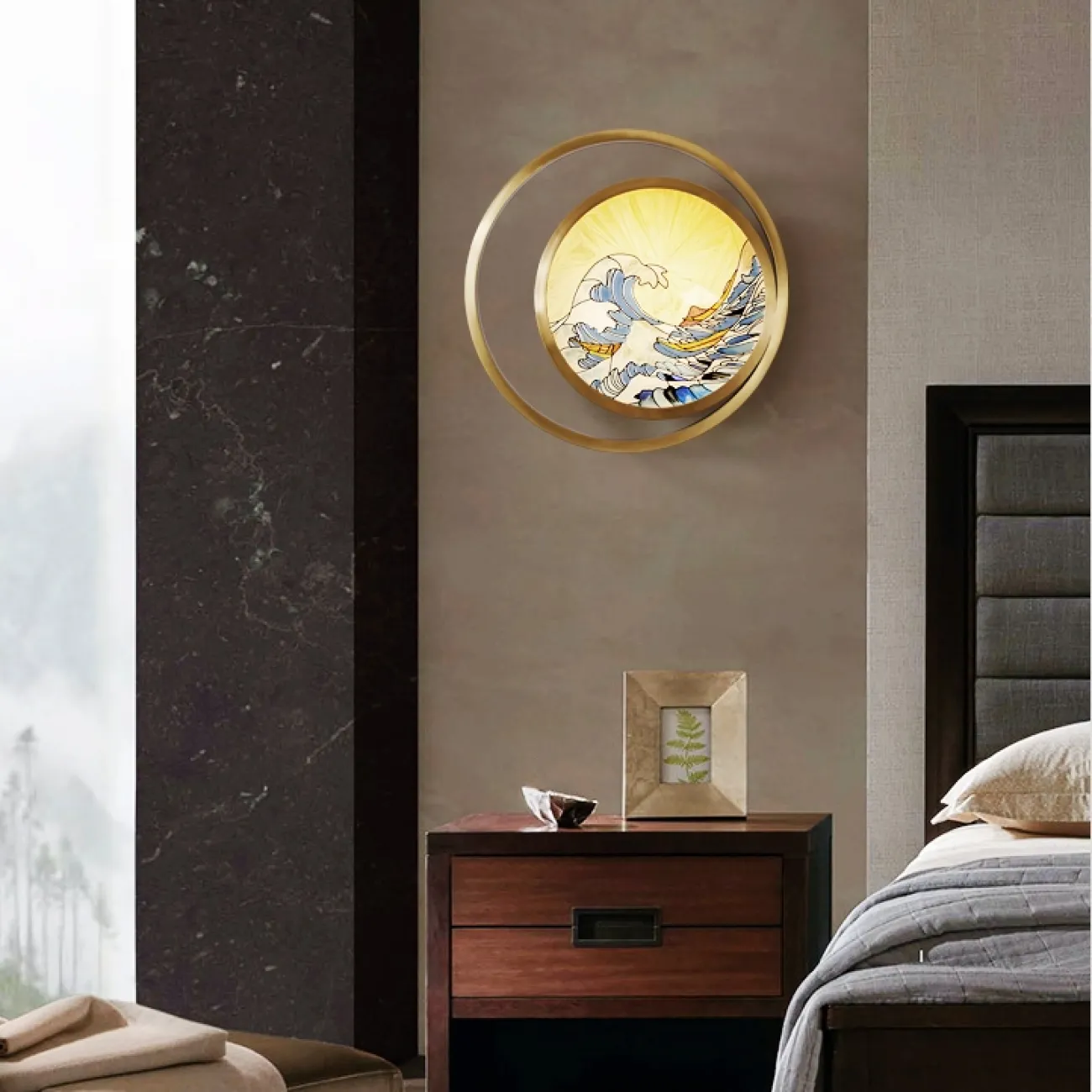 Настенный светильник AKIRA WAVE WALL от ImperiumLoft