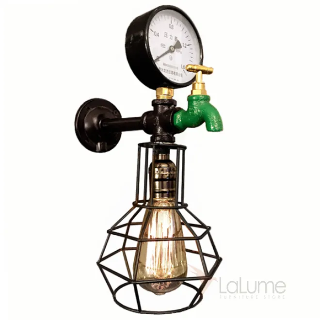 Бра Wall Lamp Manometer and Green water tap от LaLume