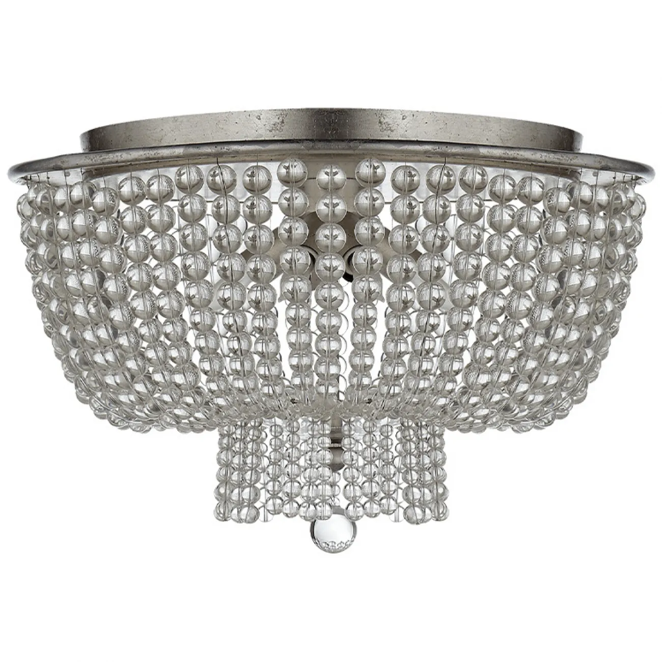 Люстра JACQUELINE CLEAR FLUSH-MOUNT Crystal от ImperiumLoft