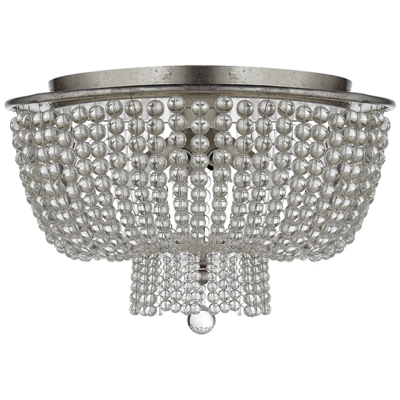 Люстра JACQUELINE CLEAR FLUSH-MOUNT Crystal от ImperiumLoft