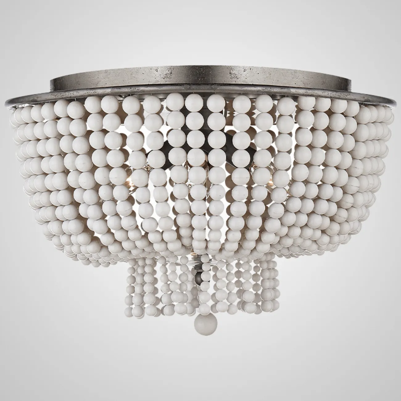 Люстра JACQUELINE CLEAR FLUSH-MOUNT Crystal от ImperiumLoft