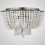 Люстра JACQUELINE CLEAR FLUSH-MOUNT Crystal от ImperiumLoft
