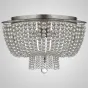 Люстра JACQUELINE CLEAR FLUSH-MOUNT Crystal от ImperiumLoft