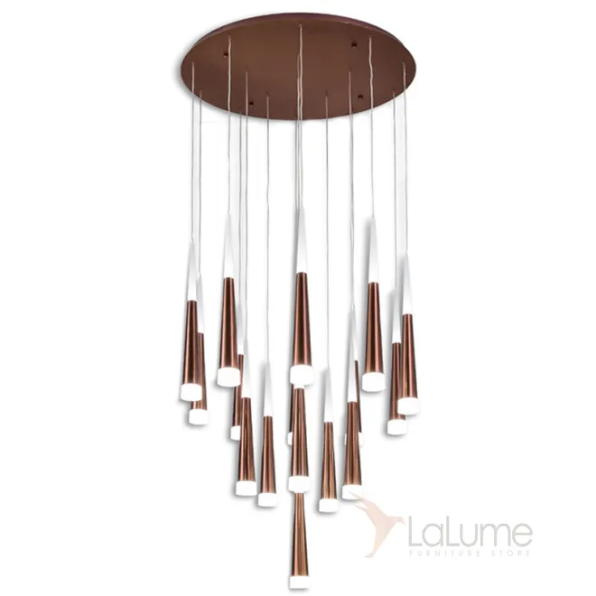 Люстра Vibia Slim Jordi Vilardell CopperCascade 16 designed by Jordi Vilardell