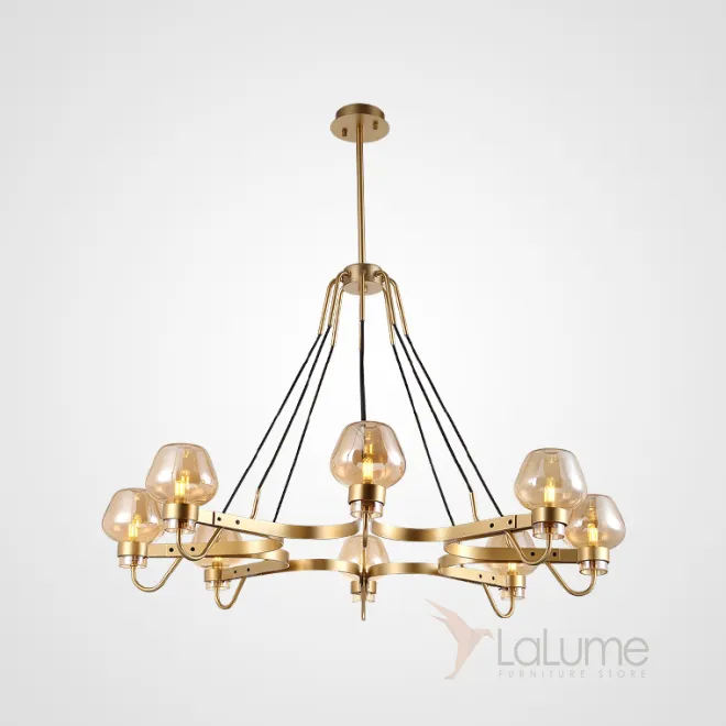 Люстра MONTALEMBERT by Studios 8 lamps Gold/Amber от ImperiumLoft