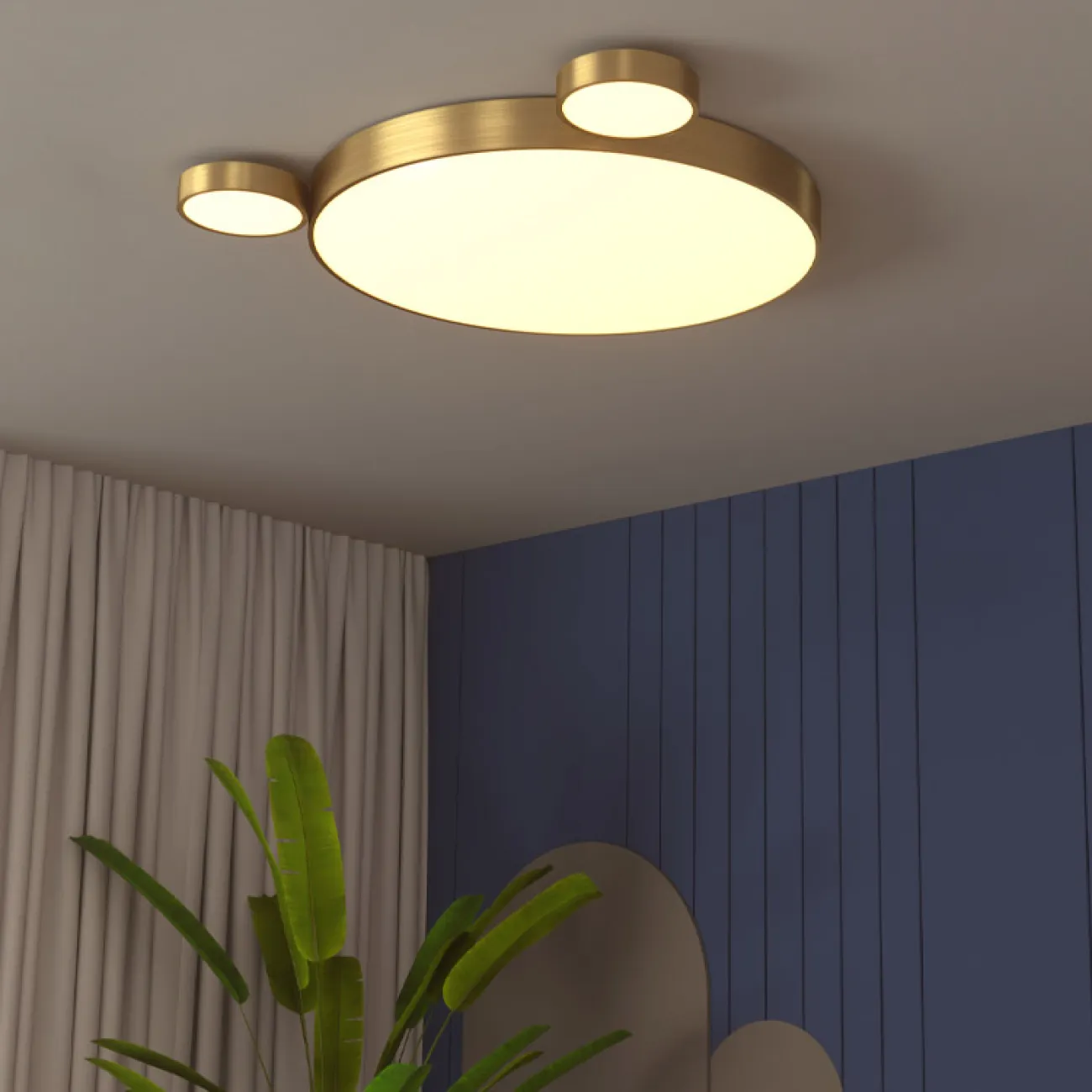 Полоточный светильник MAIKE L57 от ImperiumLoft