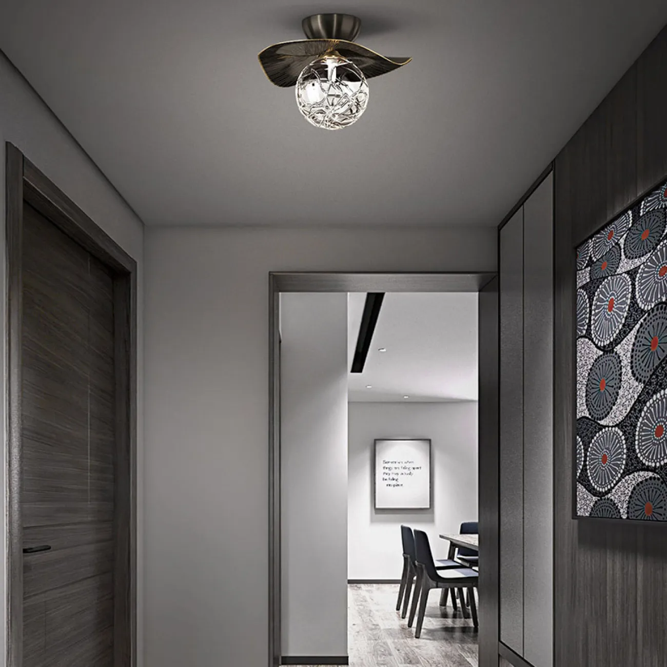 Потолочный светильник INGELA A D12 Black от ImperiumLoft Потолочный светильник INGELA A D12 Black от ImperiumLoft