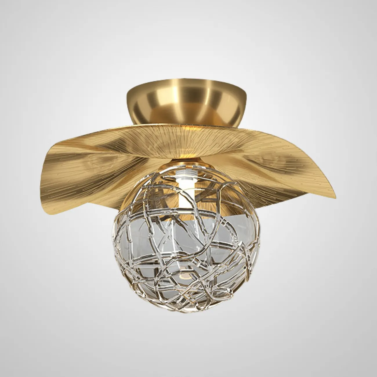 Потолочный светильник INGELA A D12 Brass от ImperiumLoft