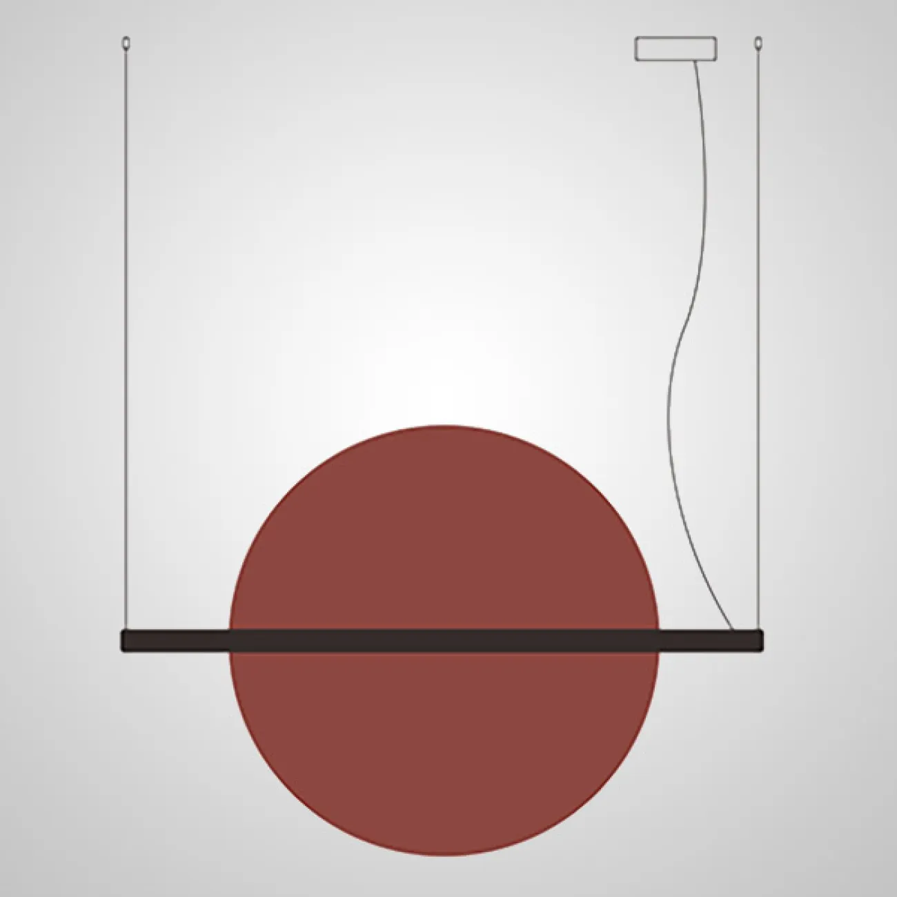 Подвесной светильник LIBERTY L110 Black от ImperiumLoft