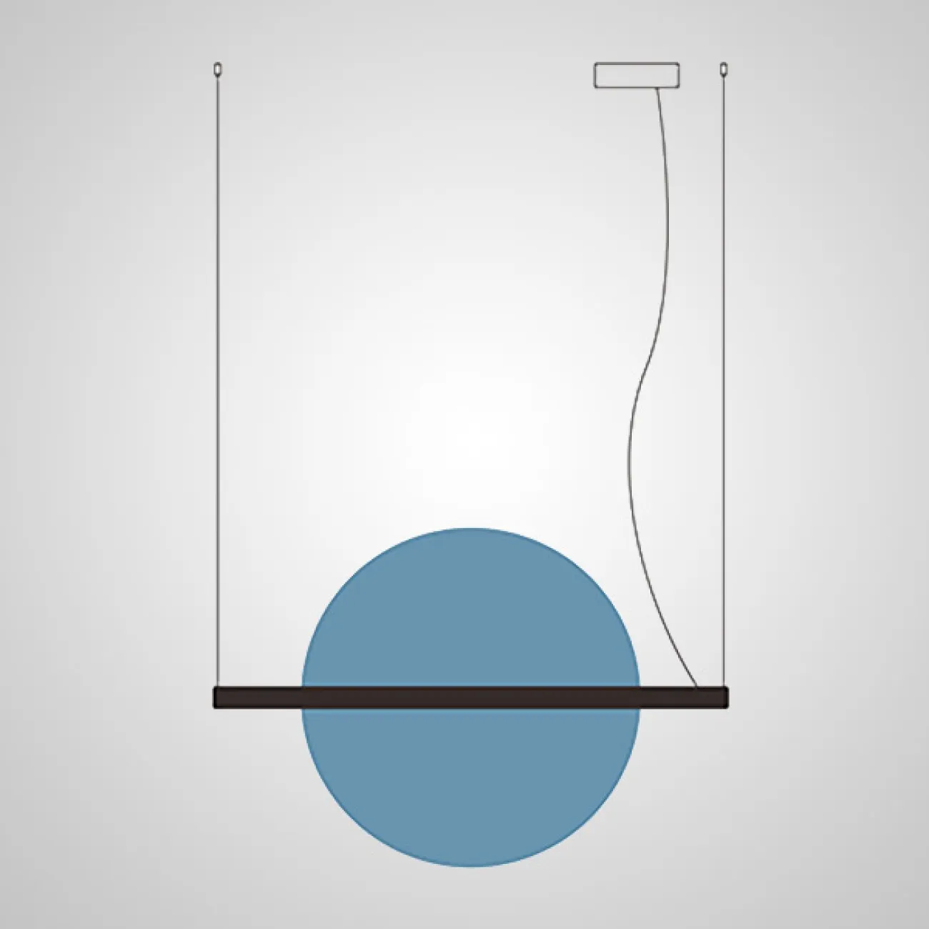 Подвесной светильник LIBERTY L110 Red от ImperiumLoft