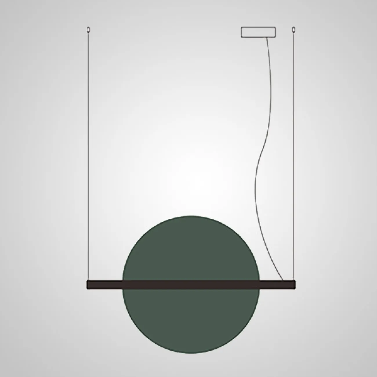 Подвесной светильник LIBERTY L110 Red от ImperiumLoft