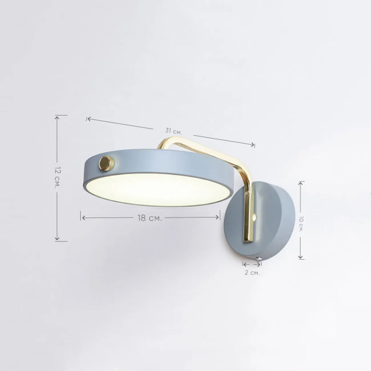 Бра настенное TAVIS WALL Серый от ImperiumLoft Бра настенное TAVIS WALL Серый от ImperiumLoft