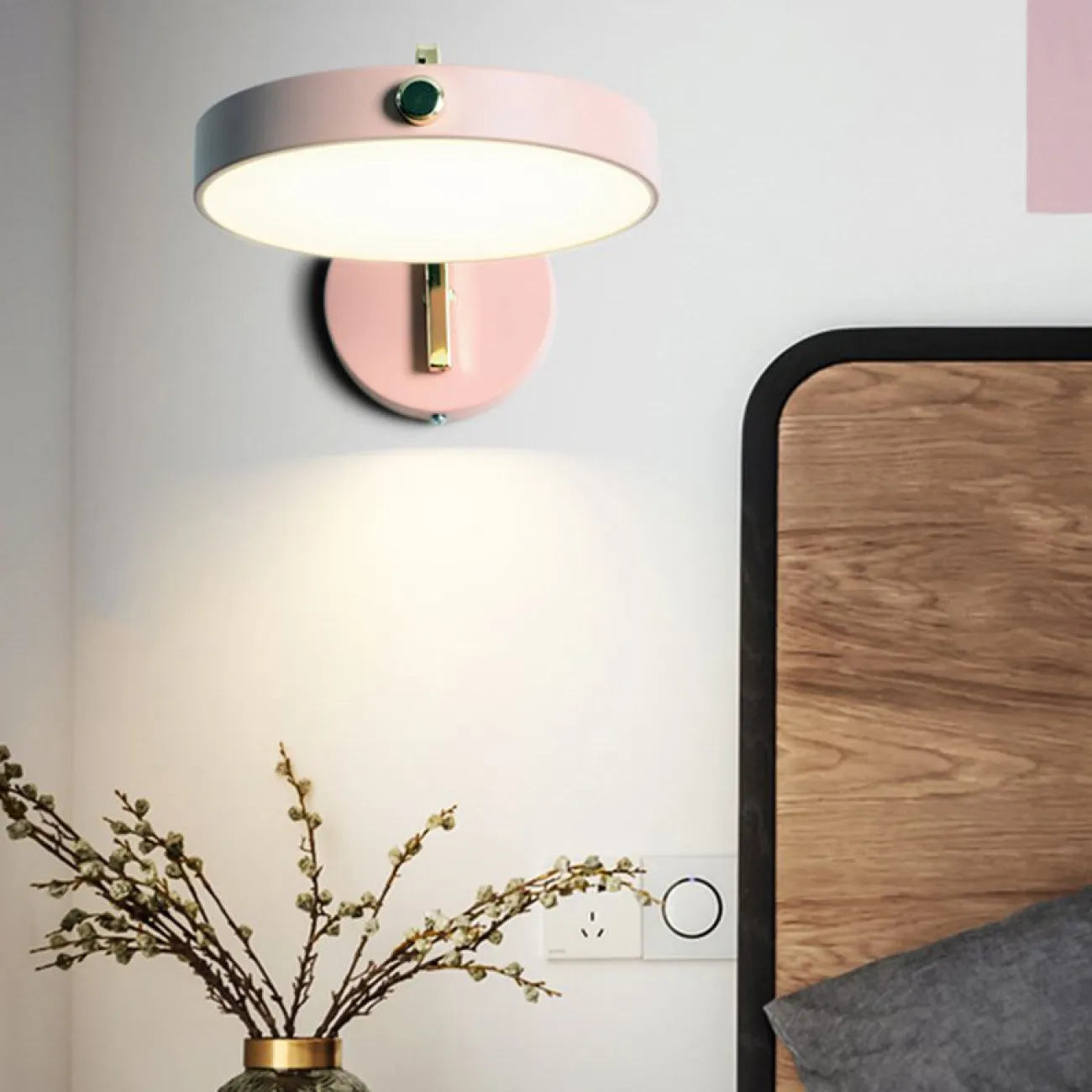 Бра настенное TAVIS WALL Розовый от ImperiumLoft
