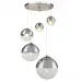 Светильник подвесной Mirror Ball Silver 5 плафонов 