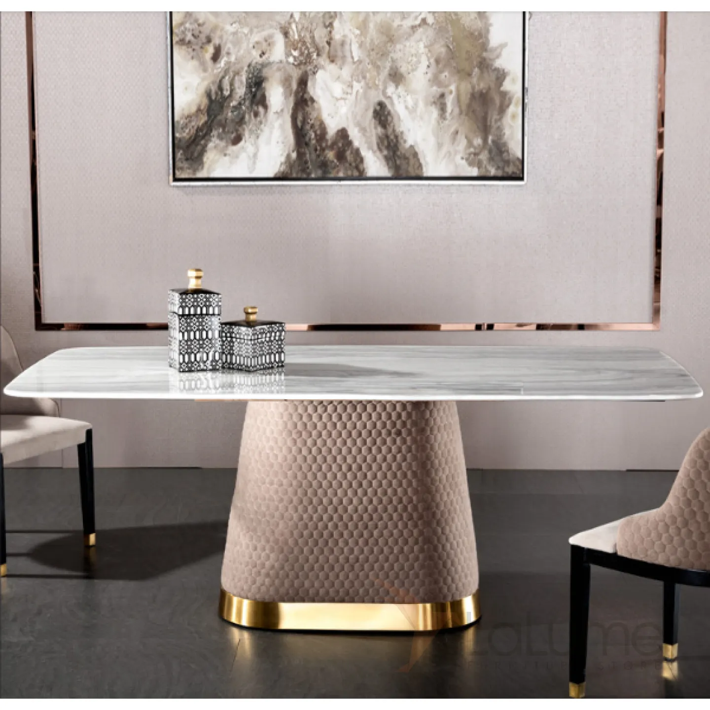 стол обеденный жасмин 950х680 с камнем