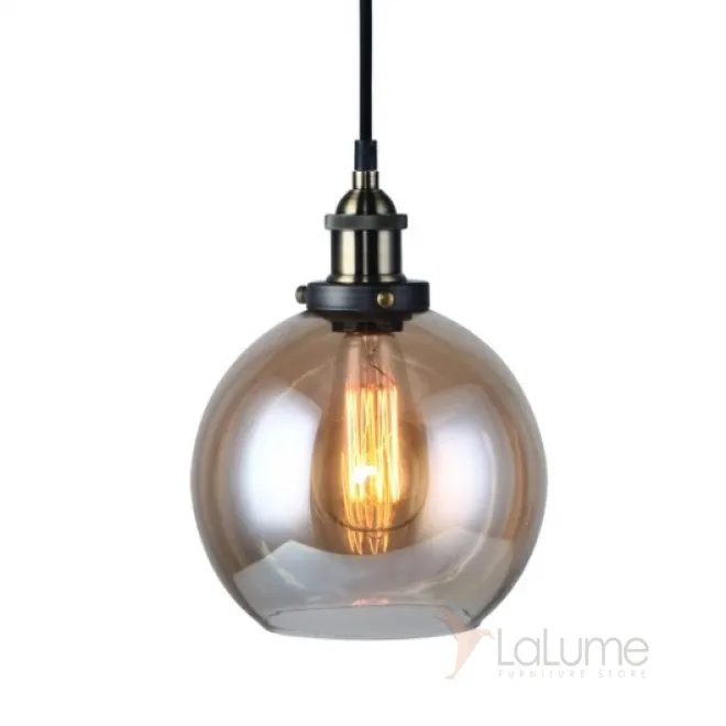 Подвесной светильник Smoke Glass Café Pendant от LaLume