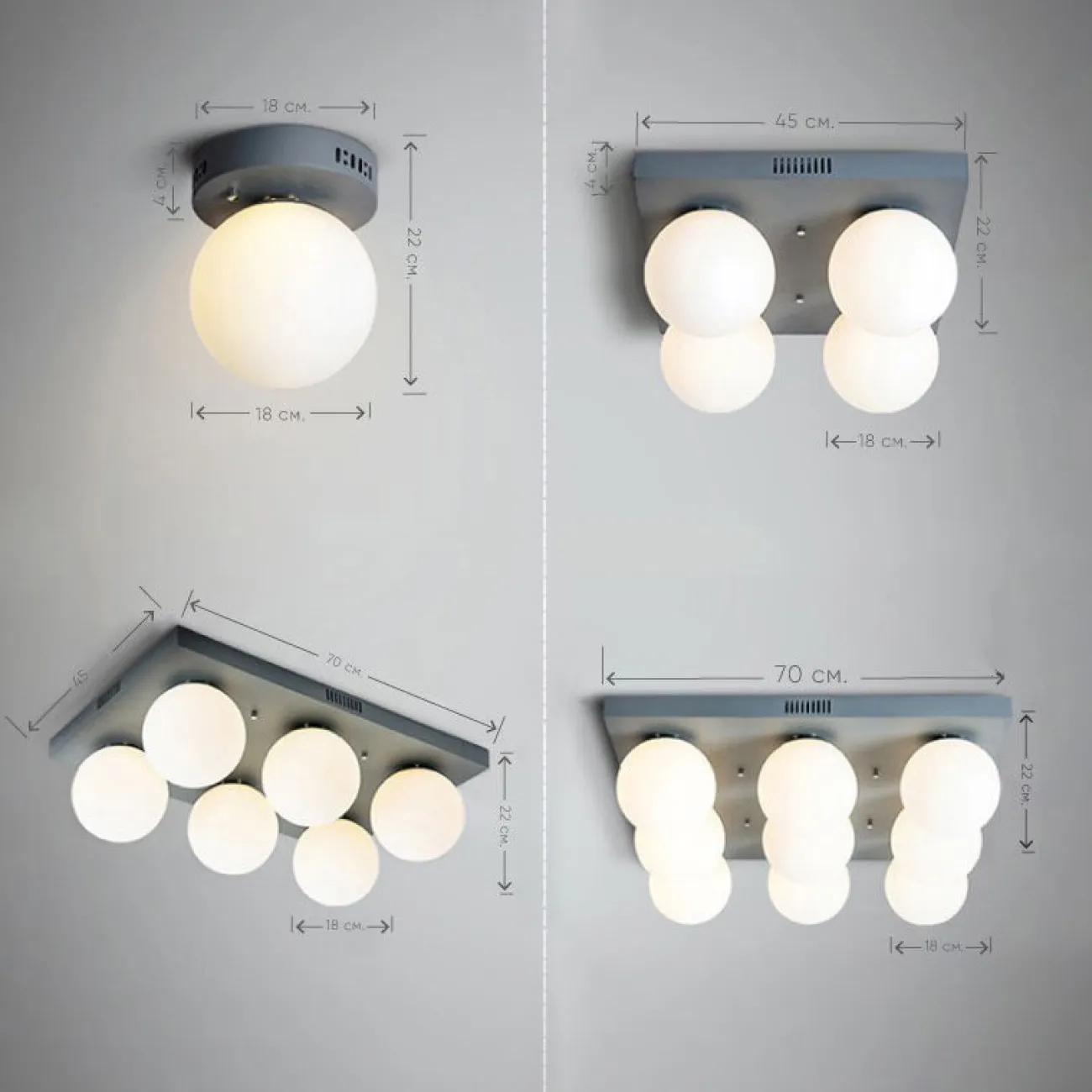 Подвесная люстра BOARD ORB от ImperiumLoft