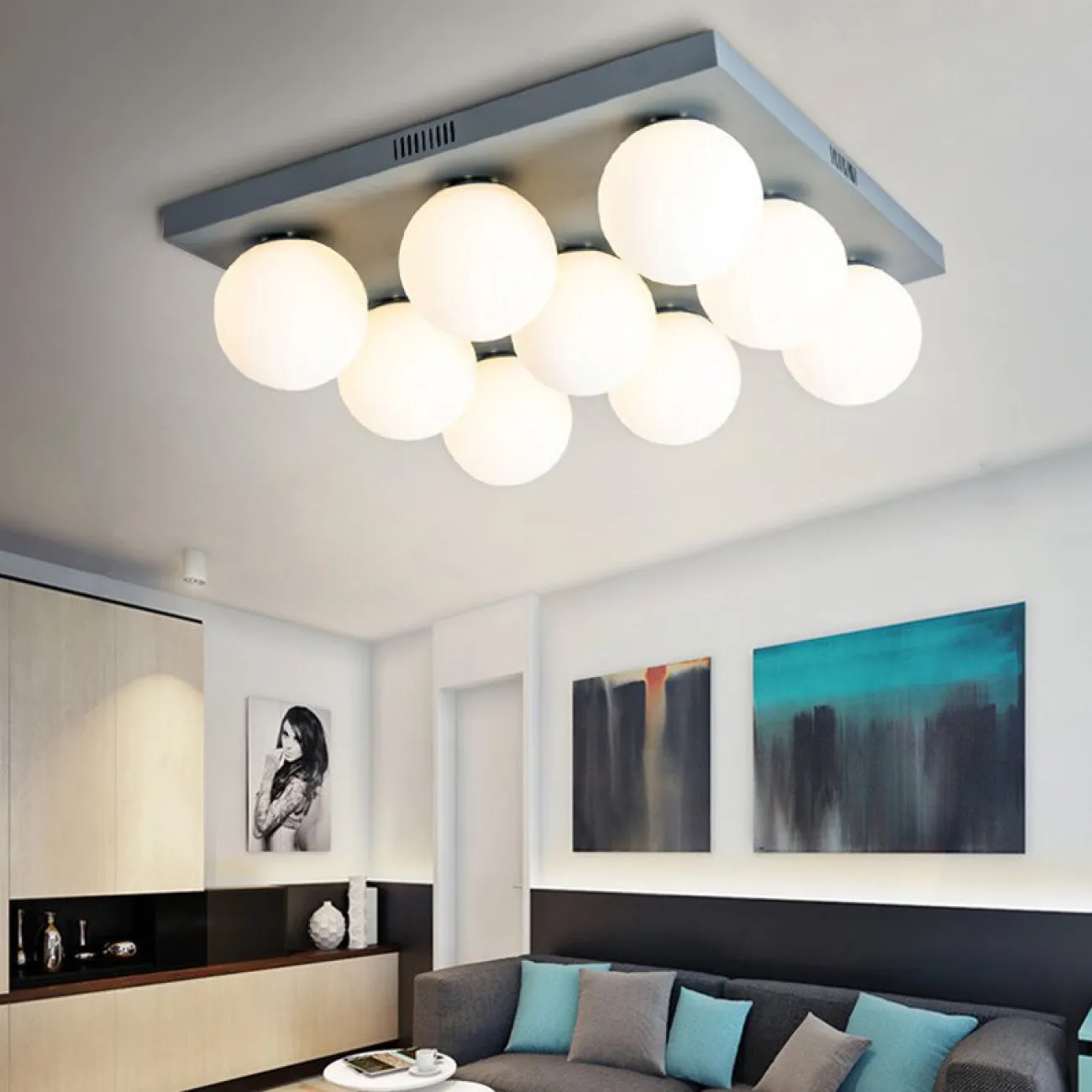 Подвесная люстра BOARD ORB от ImperiumLoft