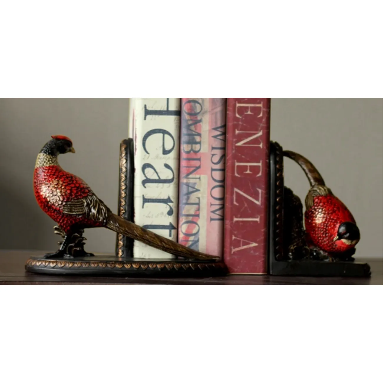 Держатель для книг Красные фазаны Red Pheasant от LaLume