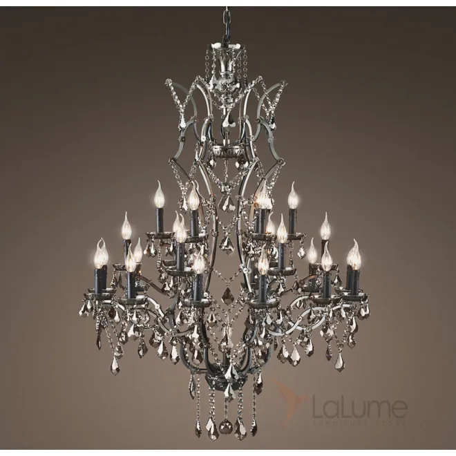 Люстра 19TH C. ROCOCO IRON & Smok CRYSTAL 25 от LaLume